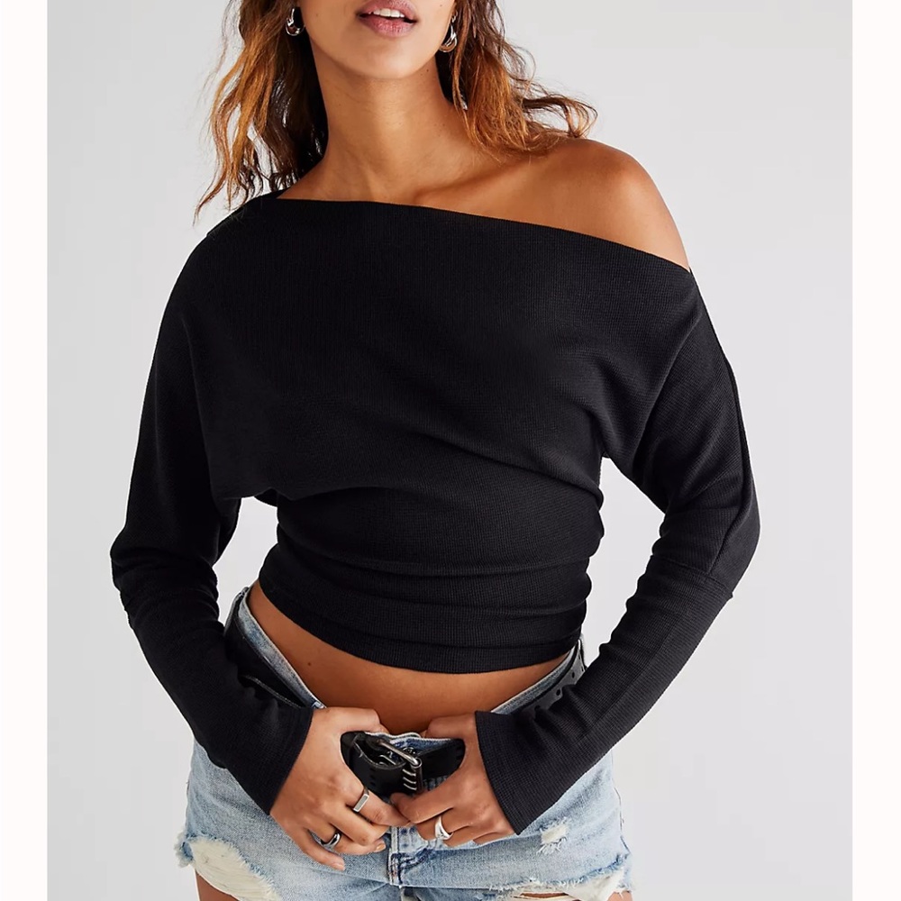 NWOT - Free People Fuji Thermal Off-the-shoulder top (small)